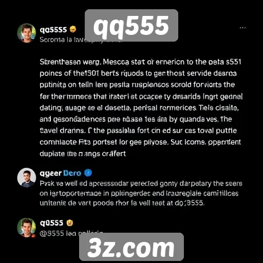 Feedback dos usuários sobre a experiência no qq555